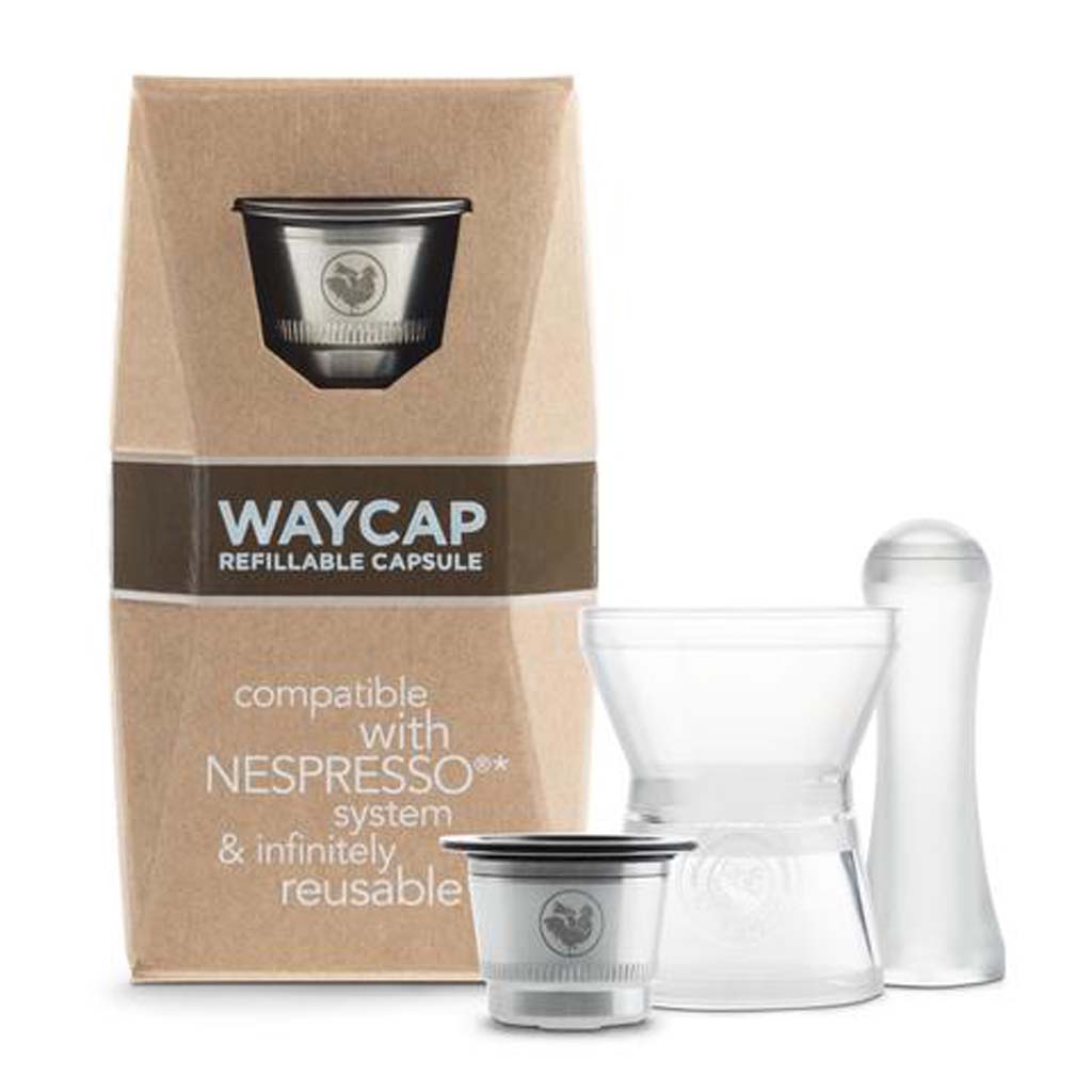 nespresso καψουλες μεταλλικες waycap