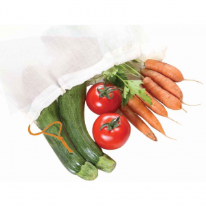 Σακούλες  Φρούτων Λαχανικών Ah-Table Σετ 5 τεμ (L) από Βιολογικό Βαμβάκι